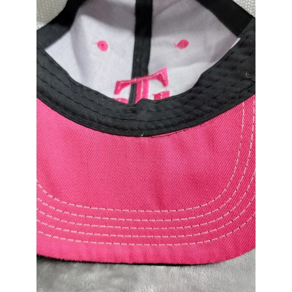 T-Mobile Tuesday Mesh Back Snapback Trucker Hat Black, Pink, White‎